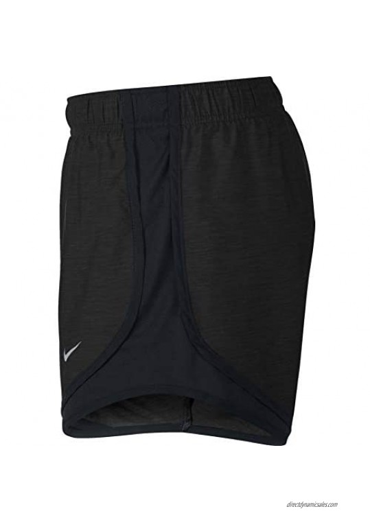 Nike Women's Dry Tempo Short Black Heather/Black/Black/Wolf Grey Large 3