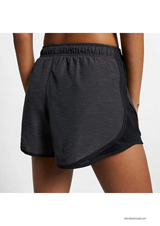 Nike Women's Dry Tempo Short Black Heather/Black/Black/Wolf Grey Large 3