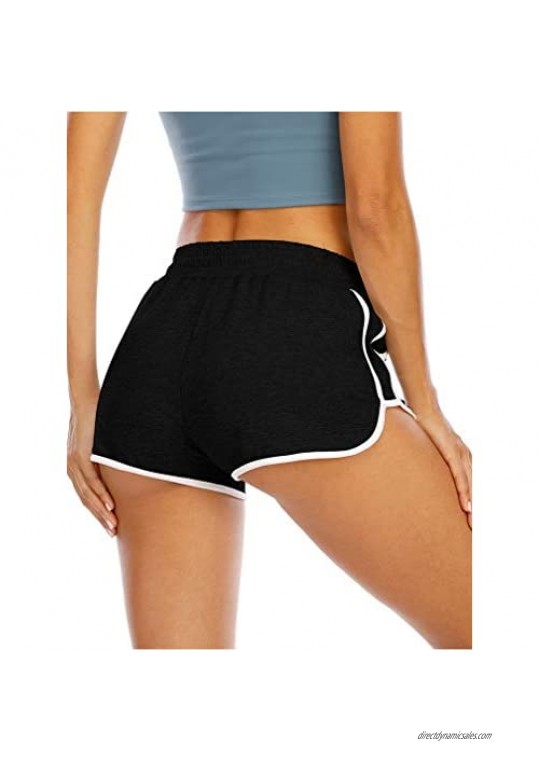 ZileZile Women's Fashion Soft Casual Joggers Yoga Workout Shorts Hot Pants with Pockets