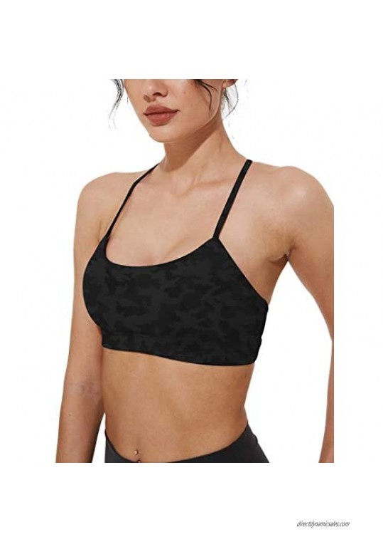 Mipaws Women's Light Support Y-Racerback Sports Bra with Removable Cups
