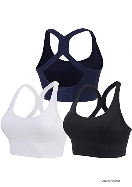 Cheer! Gym Yoga Liakada Girls Ascent Stylish & Supportive Sports Bra with Wide Shoulder Straps Dance