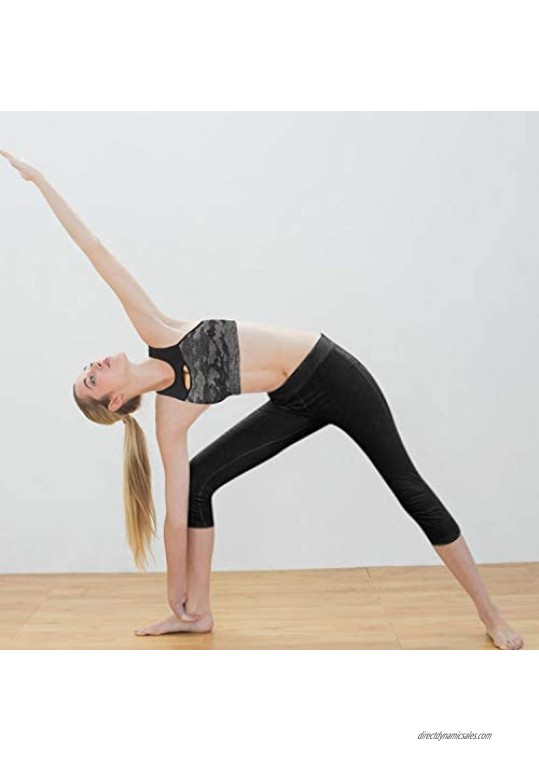ZeroBound Women's Full Coverage Sports Bras Racerback Medium Impact Yoga Workout Gym Activewear Bra