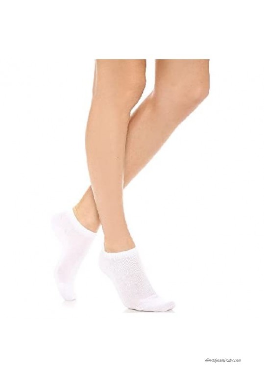 Daily Basic Polyester Low Cut Socks Ankle No Show Men and Women Socks - 12