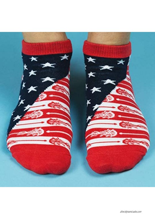 Girls Lacrosse Athletic Ankle Socks | Low Cut | Various Designs