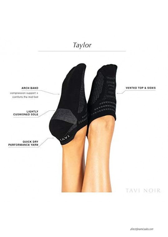 No Show Sport Socks - Tavi Noir Taylor Cushion Socks for Run Hike Bike