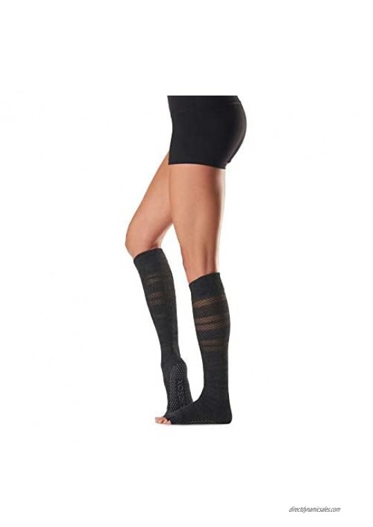 ToeSox Grip Pilates Barre Socks – Non Slip Scrunch Half Toe for Yoga & Ballet