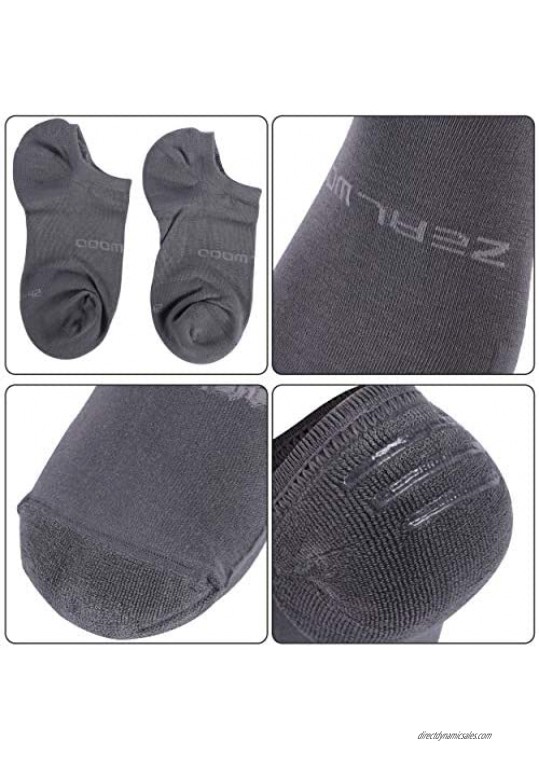 ZEALWOOD Super Soft Athletic Socks Running Socks Bamboo Socks for Women and Men