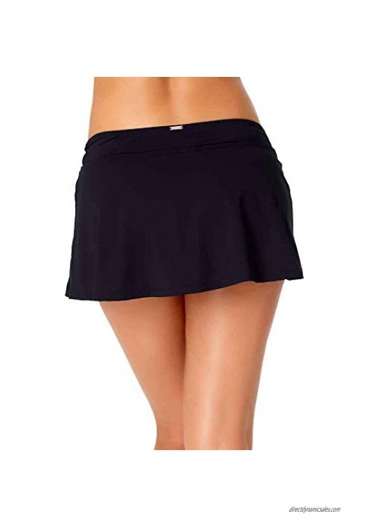Anne Cole Live in Color Navy Classic Rock Swim Skirt