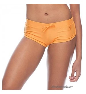 Body Glove Women's Smoothies Sidekick Solid Sporty Bikini Bottom Swimsuit Short