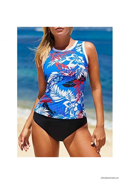 Dokotoo Sexy Tankini Swimsuits for Women Two Pieces Bathing Suits