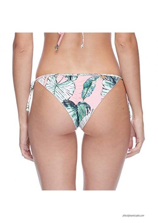 EIDON Women's Tiki Tie Side Cheeky Bikini Bottom Swimsuit