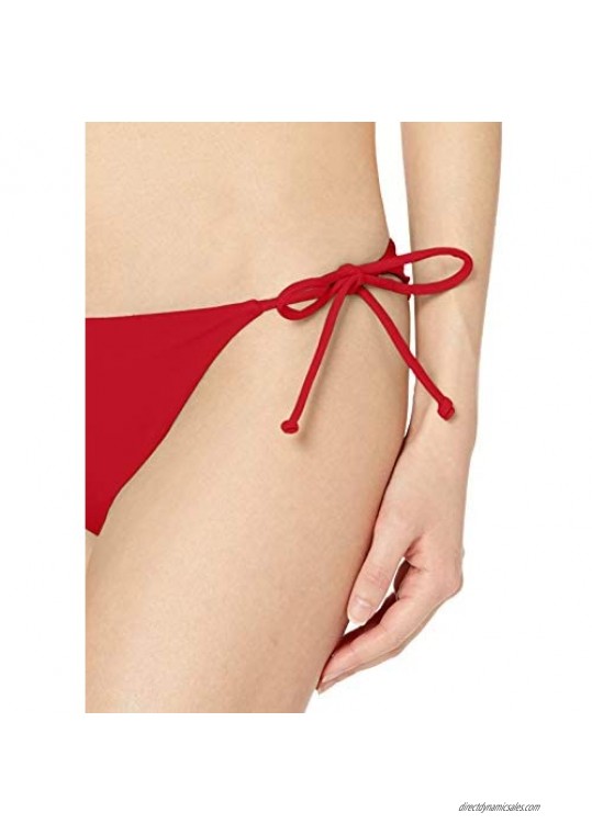 Essentials Women's Side Tie String Bikini Swimsuit Bottom
