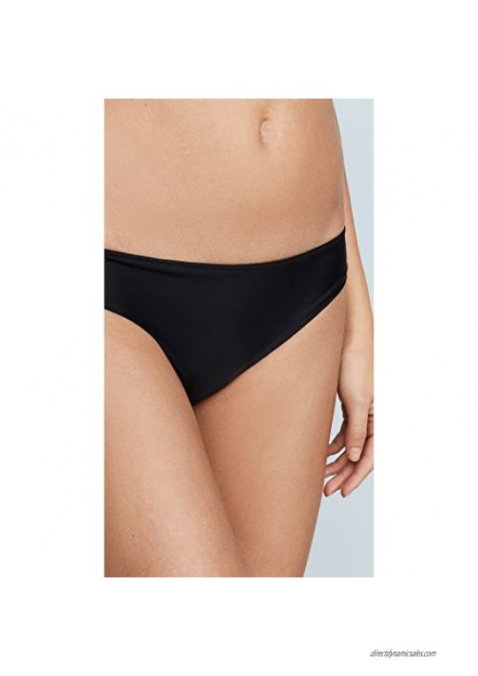 PilyQ Women's Basic Ruched Seamless Full Bikini Bottom
