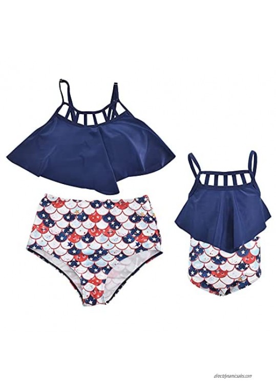 Unique Baby Mommy and Me 2 Piece Tankini Bathing Suit