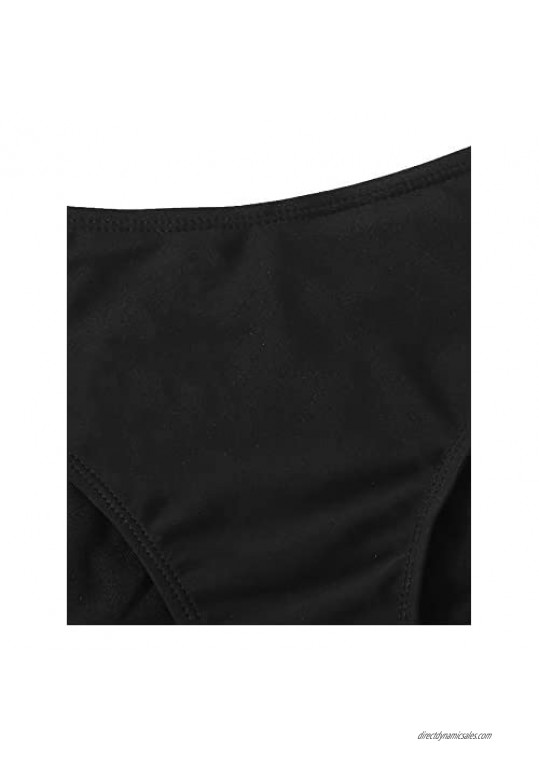 Verdusa Women's Strappy Cut Out Side Swimsuit Bottom Bikini Panty