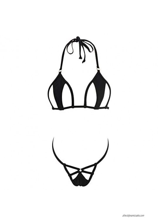 SHERRYLO Cut-Out Micro Bikini Mini Bathing Suit Women's Swimwear