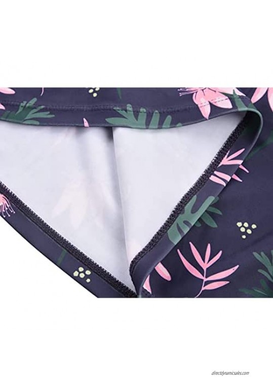 Septangle Women Plus Size Tankini Tops Keyhole Swimsuits A Line Bathing Suit Swimwear