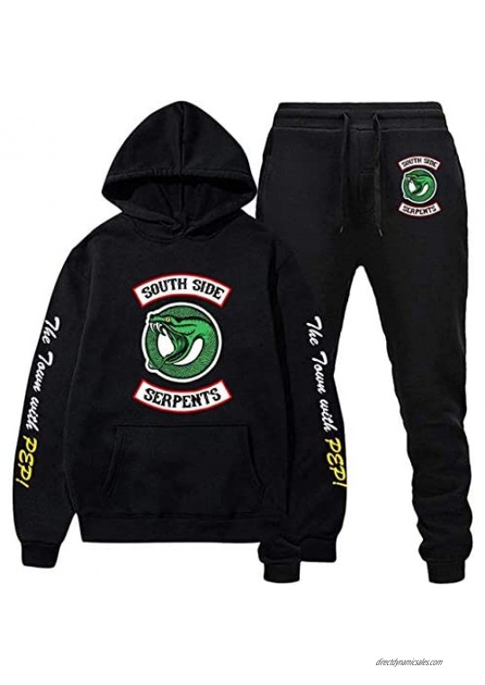 188 Mens Womens Hoodies and Pants Casual Fashion Two-Piece Sport Suit Riverdale Merchandise