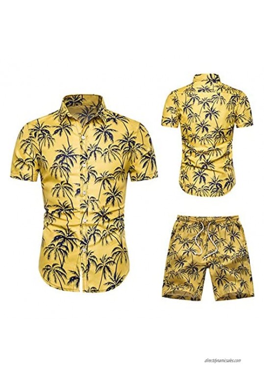 Beach Outfit for Men 2021 Good Outfits for Guys Casual Mens Outfits Matching Set Men's 2 Piece Outfit Suit Gift