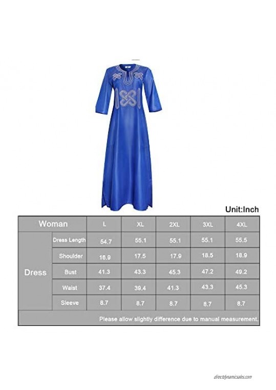 HD African Couple Clothes Women Rhinestone Embroidery Maxi Dress Man Shirt and Pants Set