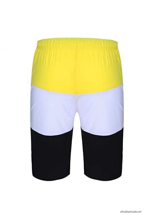 Men's Summer Sports Suit Casual Shorts Outfit Track Suits for Men Set 2 Piece Patchwork Sweatsuits Workout Tracksuit