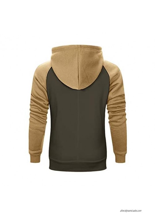 Mens Sweatsuits 2 Piece Tracksuit Sport Wear Outfits Set Athletic Jogging Suit Hoodie Sweatshirt +Jogger Sweatpants