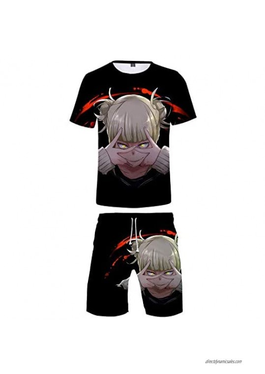 Yagao Anime My Hero Academia 3D Printed Unisex T-Shirt & Shorts Set Men Short Sleeve Tee Boardshorts