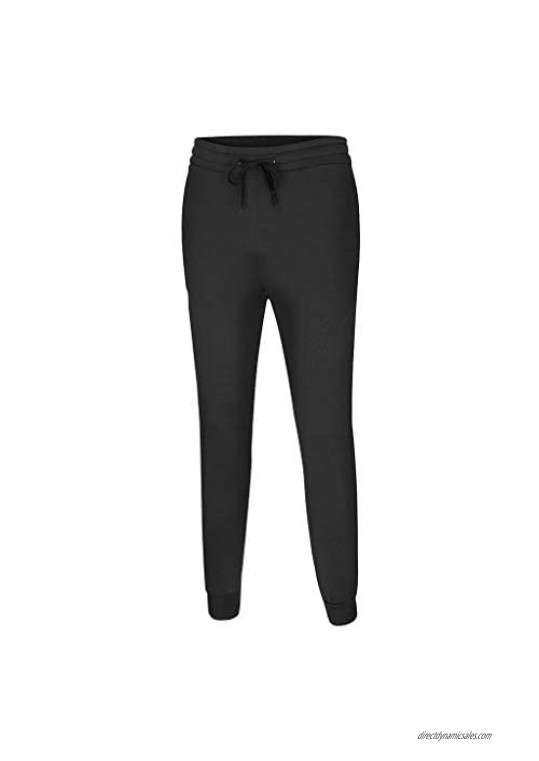 Uppada Men's Loose Streetwear Trackpant Solid Color Casual Sport Jogging Pant Pockets