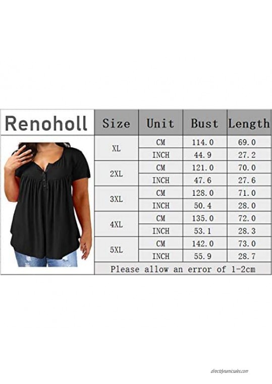 Womens Plus Size Henley V Neck Tank Tops Summer Sleeveless Button Up Pleated Flowy Casual Shirts Blouses
