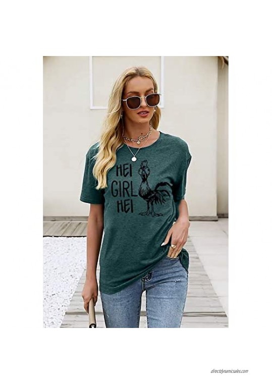 Mom Life Shirts for Women Funny Disney HEI Girl HEI T-Shirt Themed Party Casual Graphic Tops Blouse