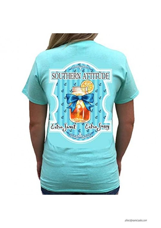 Southern Attitude Sweet Tea Extra Sweet Extra Sassy Women's Short Sleeve T-Shirt