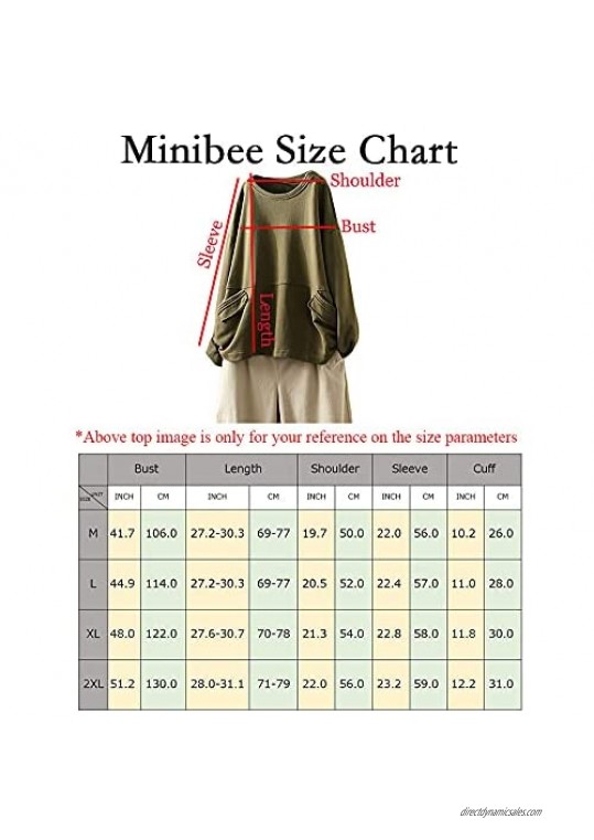 Minibee Women's Pullover Tunic Top Chinese Frog Button Blouse Long Sleeve Shirt