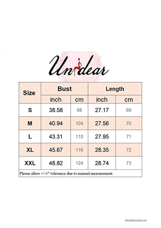 Unidear Womens Casual Short Sleeve Tee Top Round Neck Loose Graphic T-Shirt