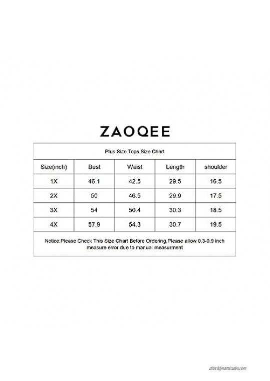 Zaoqee Women Plus Size Tops Casual V Neck Short Sleeve T Shirts Summer Floral Print Tunics New
