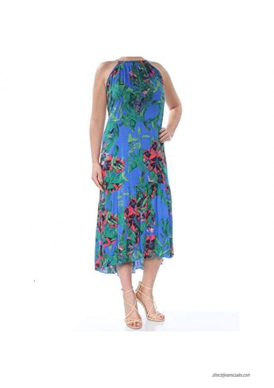 Rachel Roy Womens Floral High Waist Dress